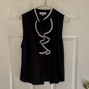 Calvin Klein sleeveless blouse, EUC, size PM